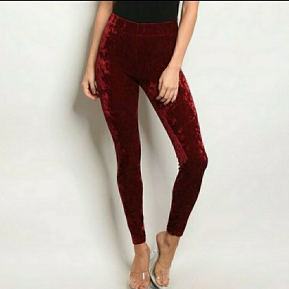 Plus Size Crushed Velour Ankle Legging 4 Pack - Picture 7 of 8